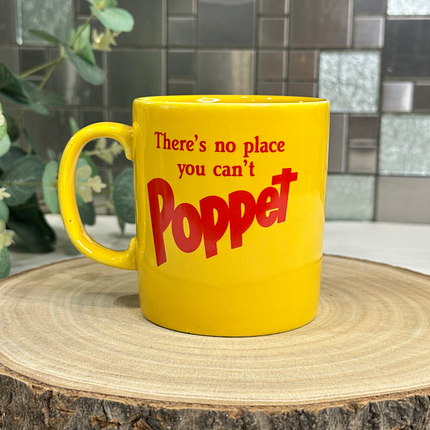 Vintage Coloroll "There's No Place You Can't Poppet" Mug