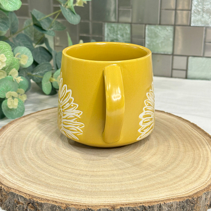 English Tableware Company Artisan Flower Mug - Sunflower Design