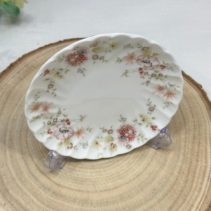 Vintage Wedgwood Posy Pin Dish - Bone China Trinket Dish