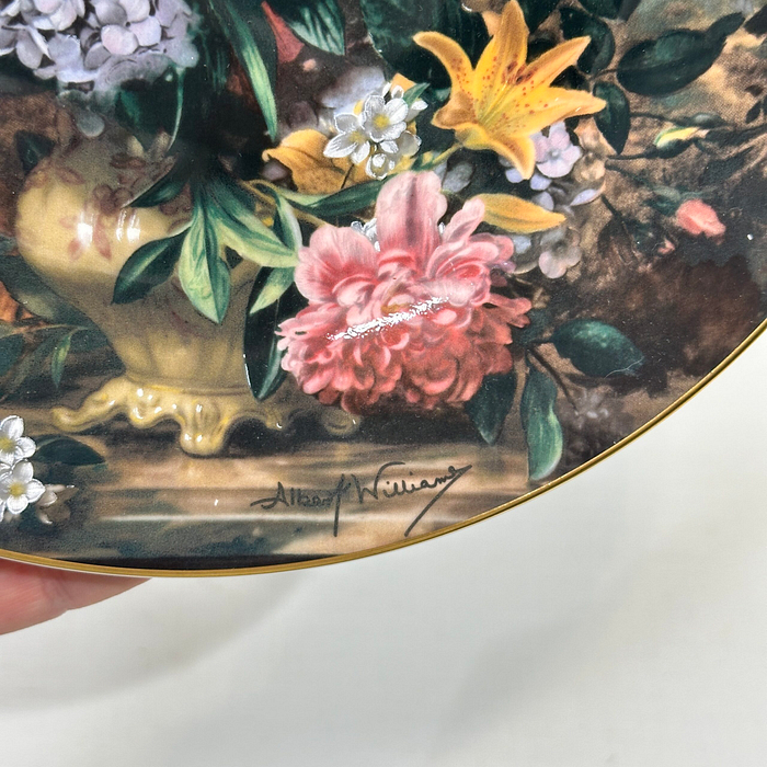 Royal Doulton Classic Florals Plate Peonies Lilies 1993 Ltd Ed