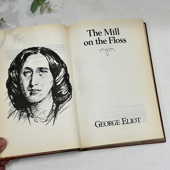 Vintage Hardback Edition of "The Mill on the Floss" by George Eliot (1980s Reprint)