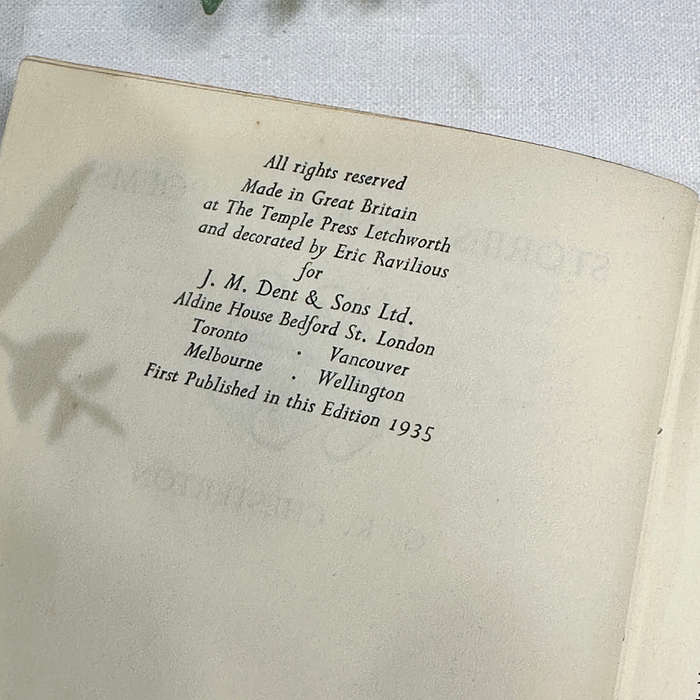 Vintage G.K. Chesterton "Stories, Essays, and Poems" - Everyman's Library (1935) First Edition