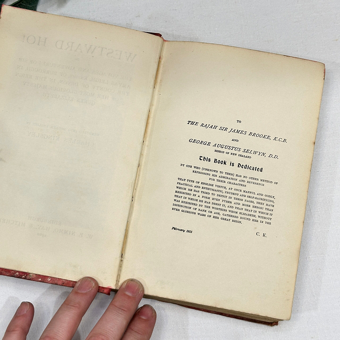 Westward Ho! Charles Kingsley 1902 Prize Edition Historical Fiction