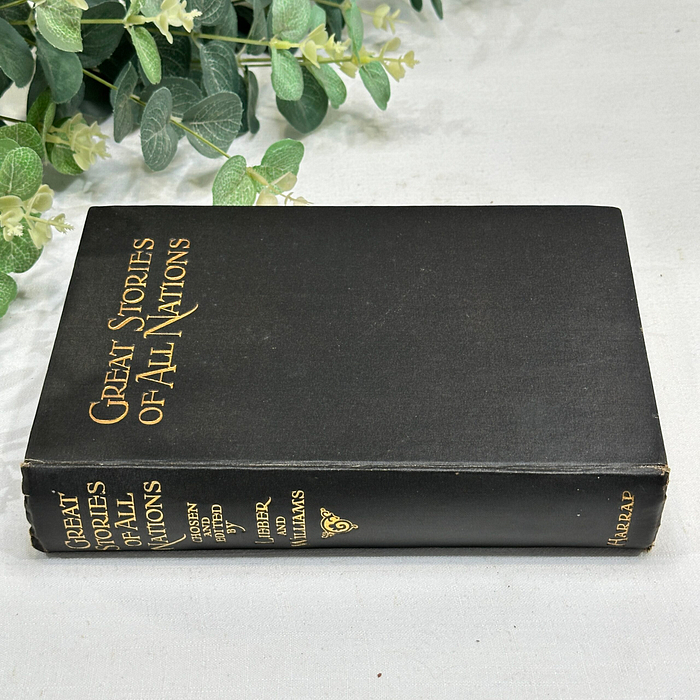 Great Stories of All Nations 1927 Harrap HB Lieber & Williams Short Stories Vintage Book