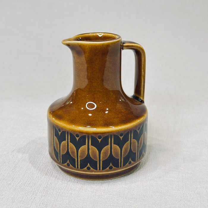 Title: Hornsea Heirloom Oil/Vinegar Bottle Brown 1970s No Stopper