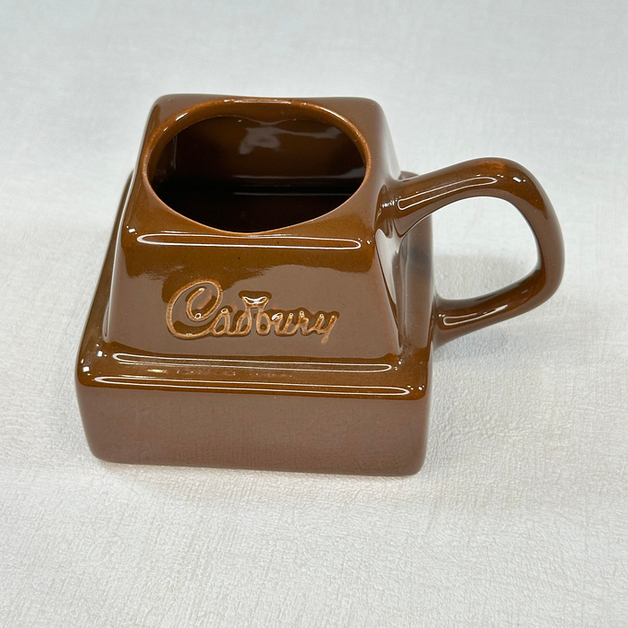 Vintage Cadbury Chocolate Chunk Mug 1980s Retro Novelty Mug