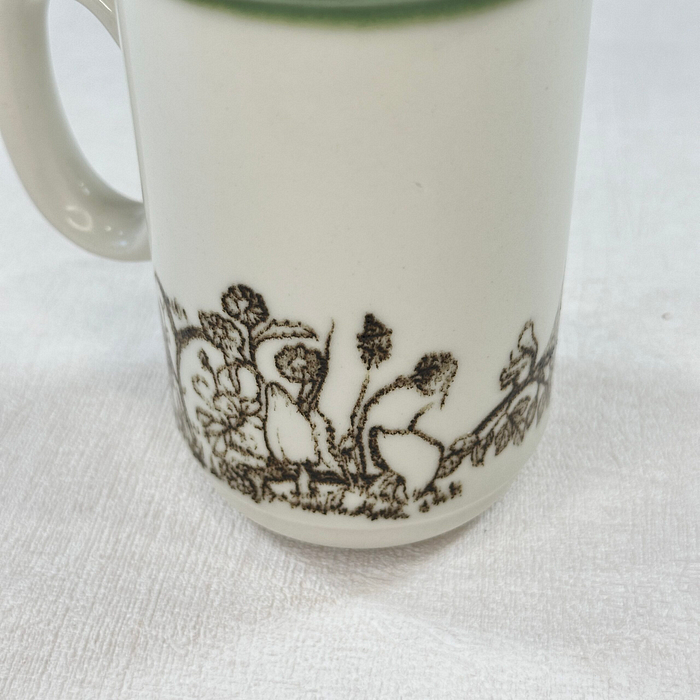 Churchill Deer & Squirrel Mug England Stoneware 70s 80s Vintage