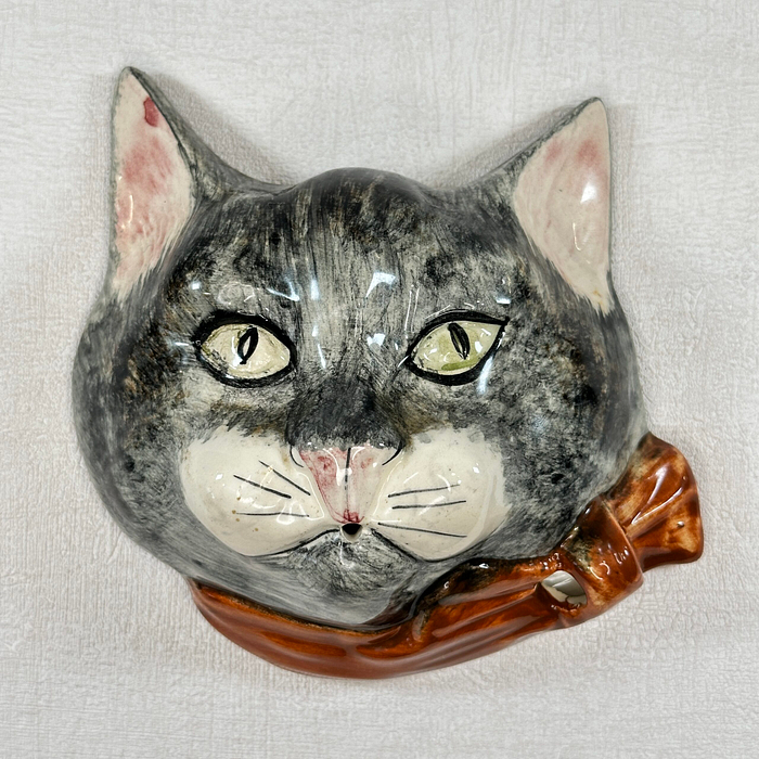 Vintage Toni Raymond Cat String Holder Dispenser 1950s/60s Pottery