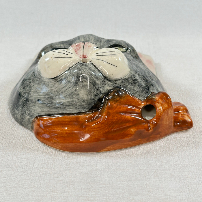 Vintage Toni Raymond Cat String Holder Dispenser 1950s/60s Pottery