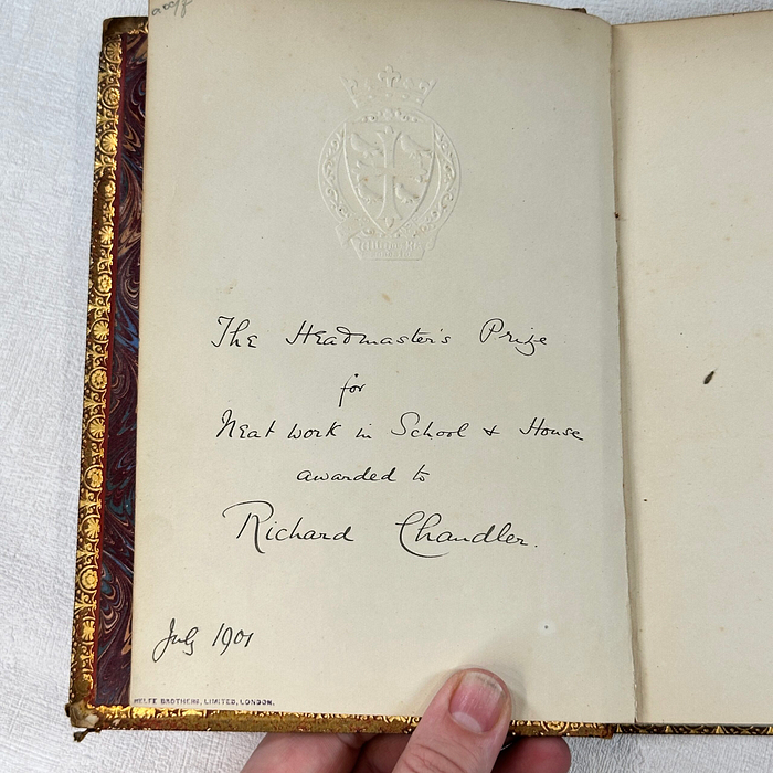 Wonders of the Bird World 1898 Prize Binding R Bowdler Sharpe Ornithology