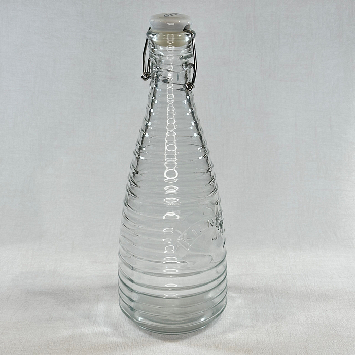 Kilner Clip Top Water Bottle 0.85L Glass Cordial Juice Bottle