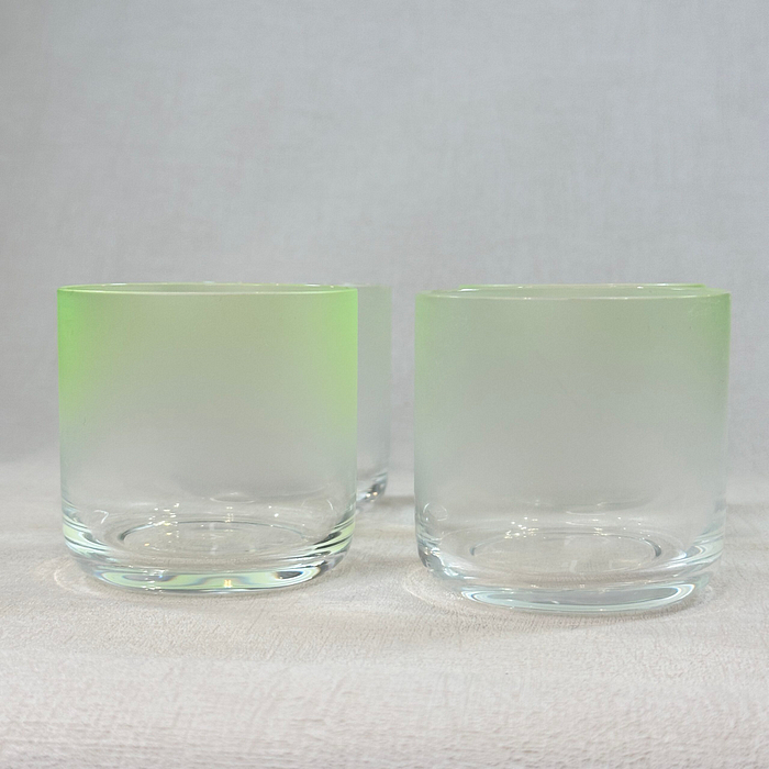 4 Hay Denmark Colour Glass Lowball Tumblers Yellow Gradient Scholten Baijings