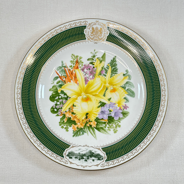 Vintage Spode Kew Gardens Flora Exotica Plate 1987 Princess Wales