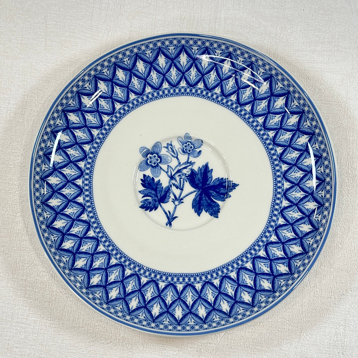 Spode Blue Geranium Salad Plate Blue Room Collection 8"