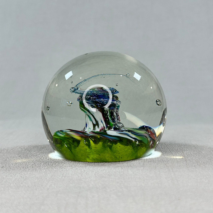 Vintage Caithness Glass Paperweight Myriad 1970s Scottish Art Glass