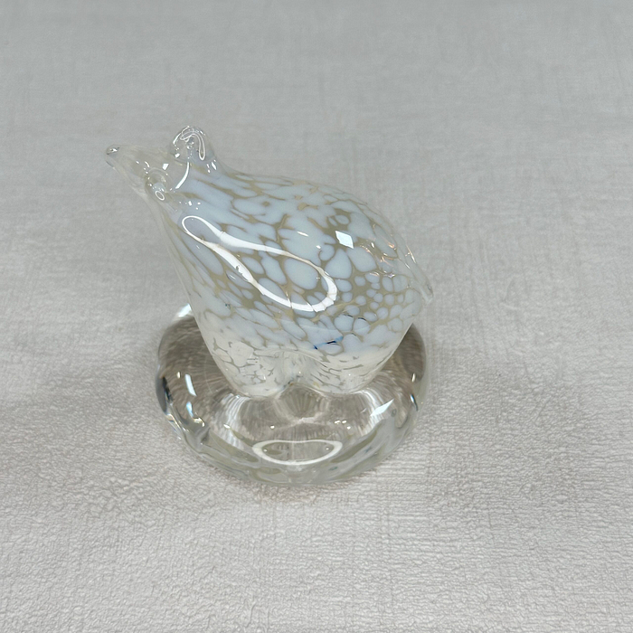 Vintage Swedish Glass Polar Bear Figurine Handblown Art Glass