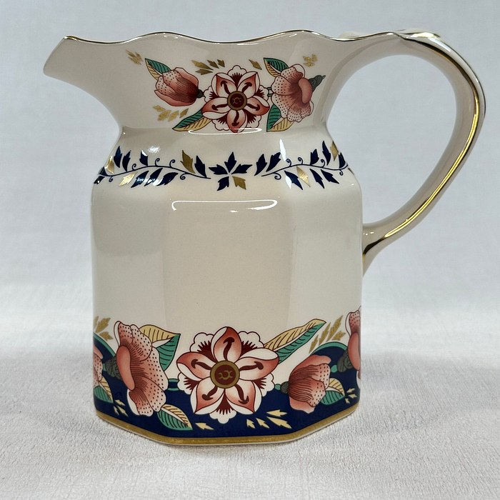 Vintage Mason's Ironstone Kensington Jug Creamer Floral 1980s