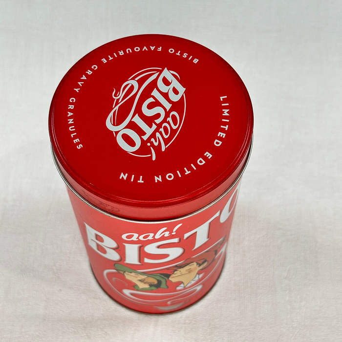 Limited Edition Bisto Gravy Granules Tin Red Vintage Style Collectors