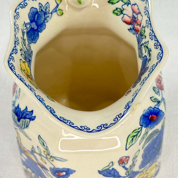 Antique Mason's Regency Ironstone Jug Pitcher Floral c1820-1840