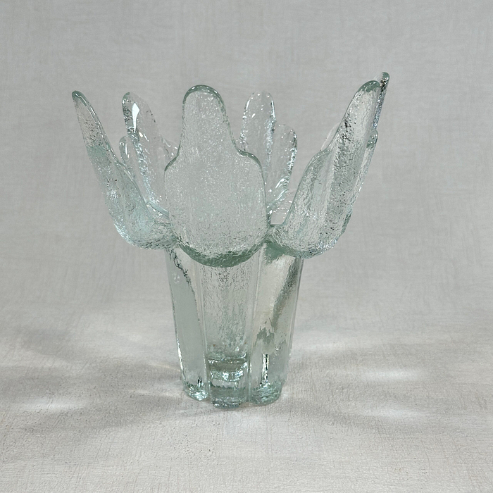 Vintage Ravenhead Cactus Candle Holder Flair Range 1970s Glass