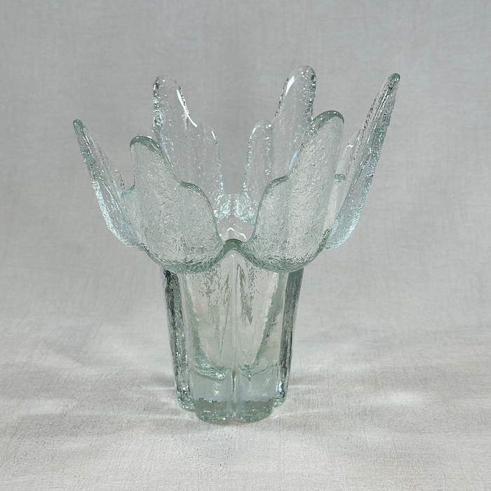 Vintage Ravenhead Cactus Candle Holder Flair Range 1970s Glass