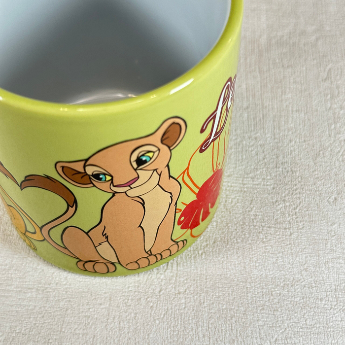 Disney Simba & Nala Mug | Disneyland Paris | Wild & Love | Heart Handle