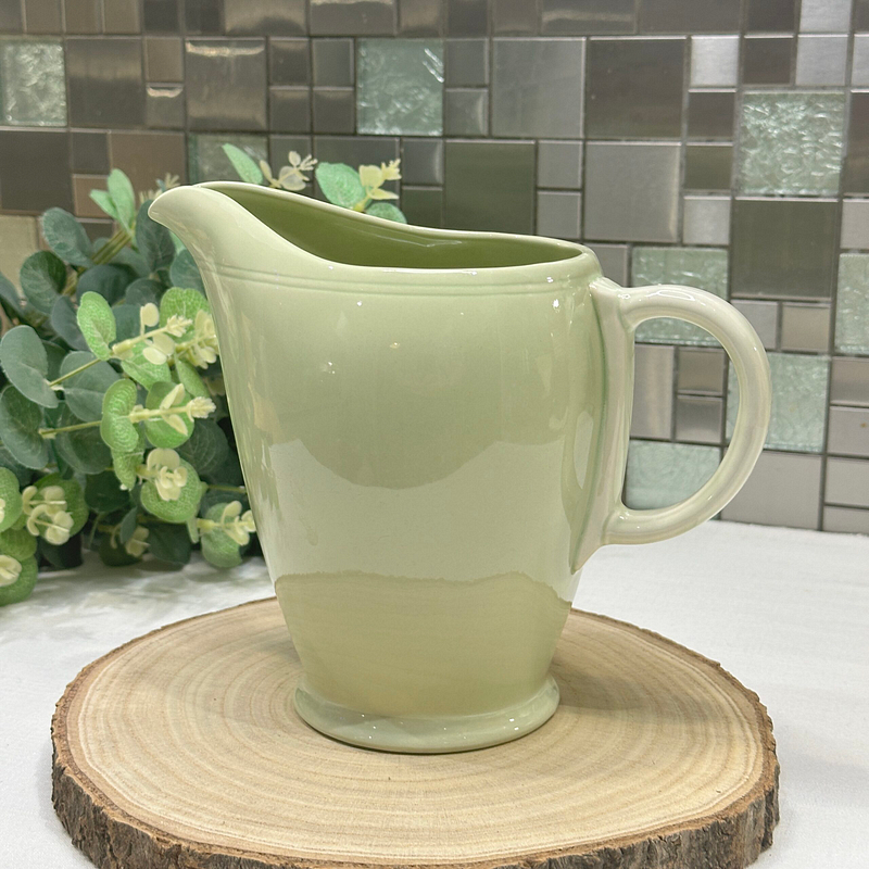 Vintage Grindley Myrtle Leaf Jug - Art Deco Style, Pastel Green