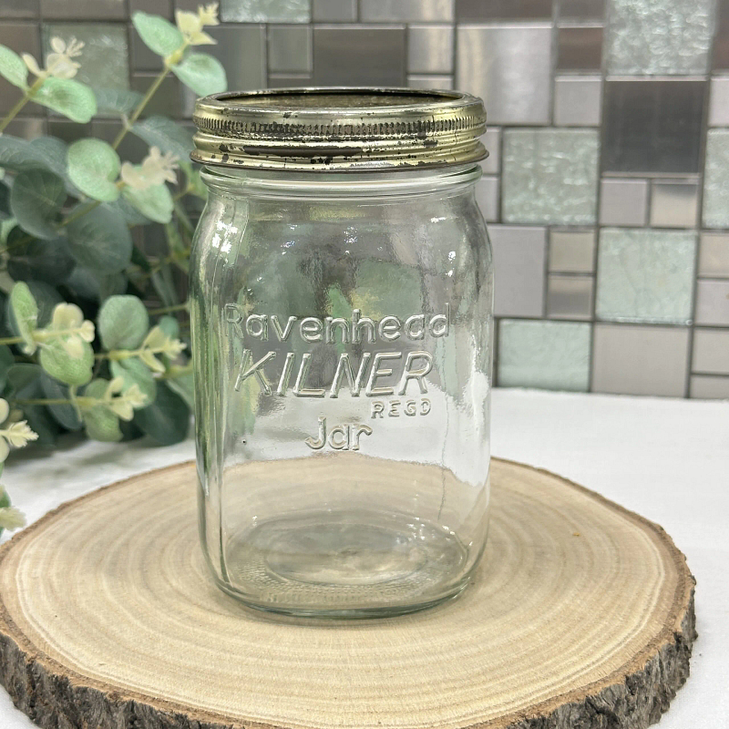 Vintage Ravenhead Kilner Jar - Glass Preserving Jar with Lid