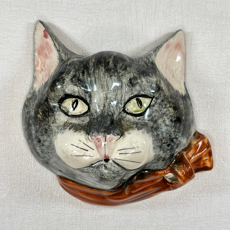 Vintage Toni Raymond Cat String Holder Dispenser 1950s/60s Pottery